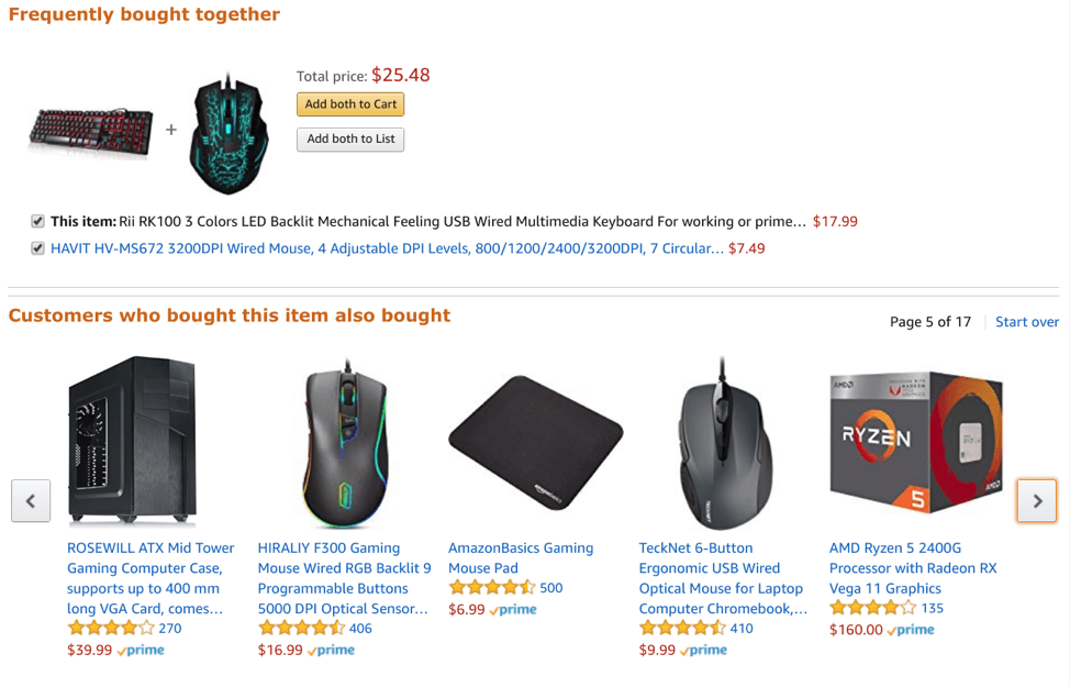 Amazon bundling ideas