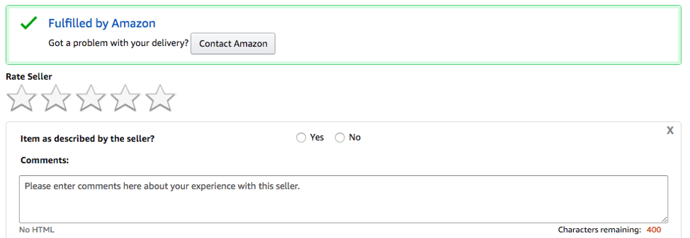 Rate Seller