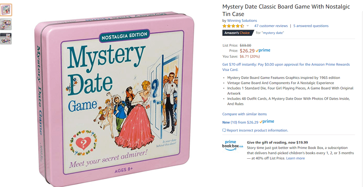 Mystery board game