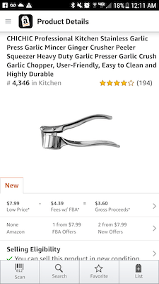 Dropship Anual Stainless Steel Garlic Press Manual Garlic Mincer