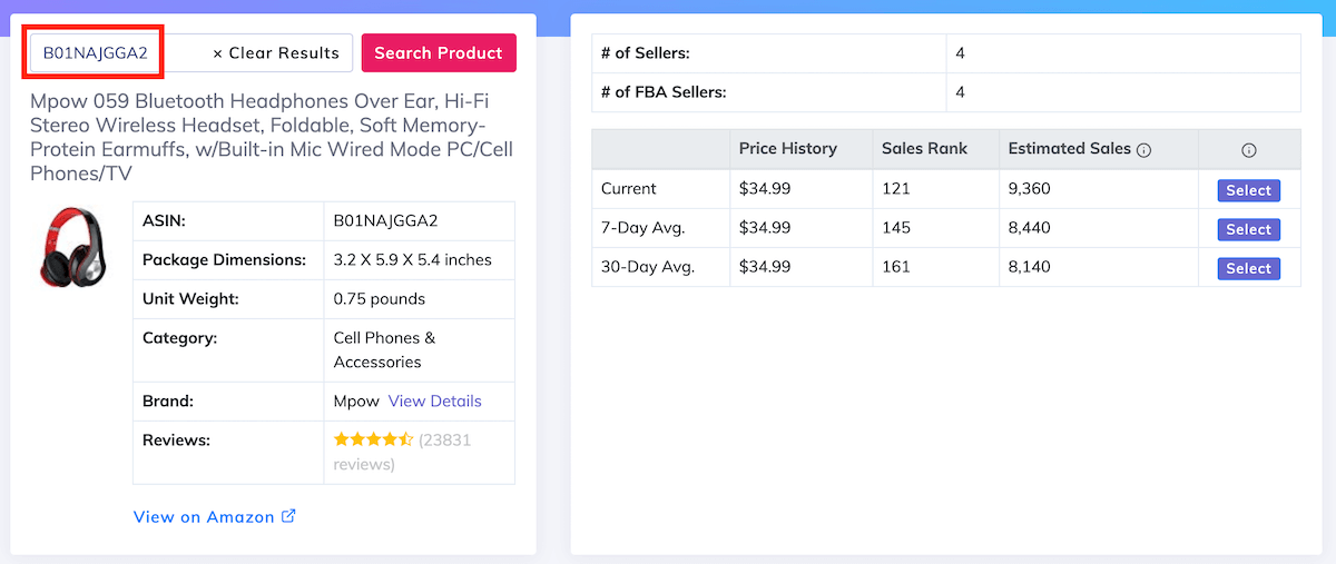 ProfitGuru FBA Calculator